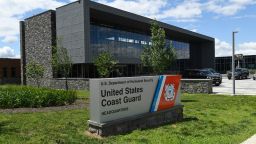 A view of the United States Coast Guard headquarters building in Washington, Friday, June 21, 2019. (AP Photo/Susan Walsh)