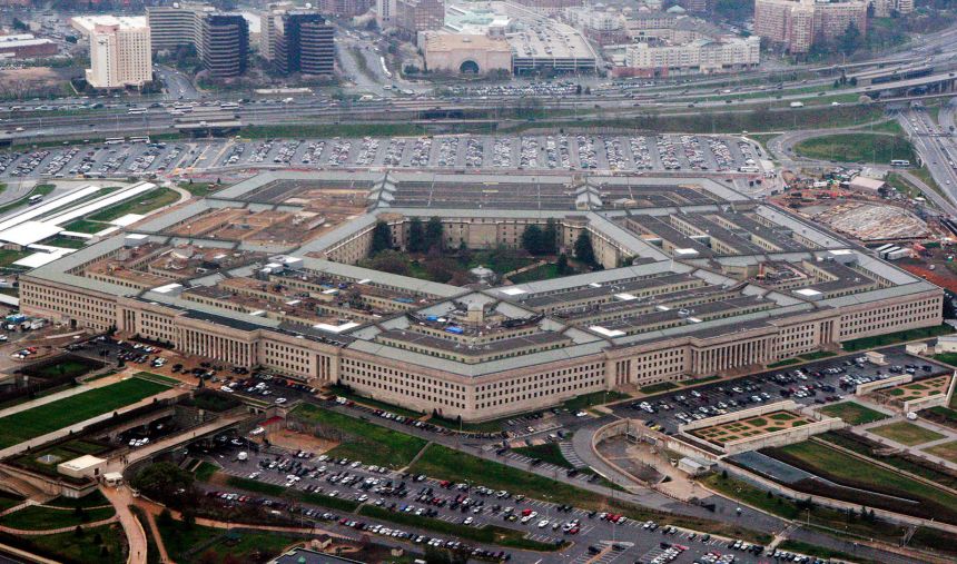 In this March 27, 2008 file photo, an aerial view of the Pentagon is seen in Washington.