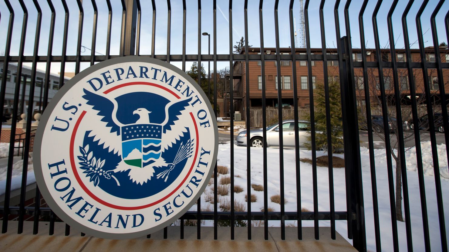 The Homeland Security Department headquarters in northwest Washington, DC, on February 25, 2015.