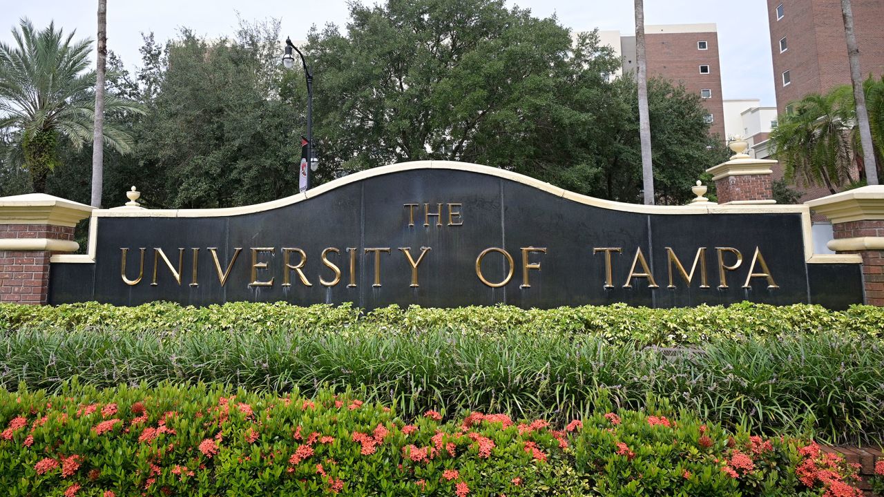 The University of Tampa campus in September 2021.