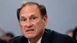 FILE - Supreme Court Justice Samuel Alito testifies before the House Appropriations Committee on Capitol Hill in Washington, March 7, 2019. In Dobbs v. Jackson Women’s Health Organization, five justices voted to overturn Roe — Samuel Alito, Amy Coney Barrett, Neil Gorsuch, Brett Kavanaugh and Clarence Thomas. All five were raised Catholic. (AP Photo/Susan Walsh, File)