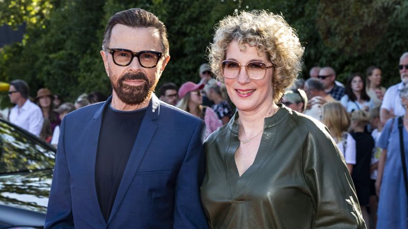 ABBA’s Björn Ulvaeus marries for third time, with ‘Bake Off’ star Sandi Toksvig officiating