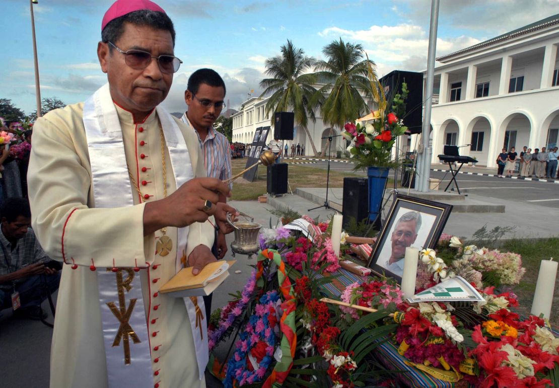 Bishop Belo was a leading pro-democracy figure in East Timor, but has been accused of sexual assault in the past.