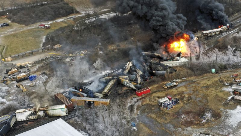 East Palestine: Lawsuit alleges first deaths from disastrous 2023 train derailment in Ohio