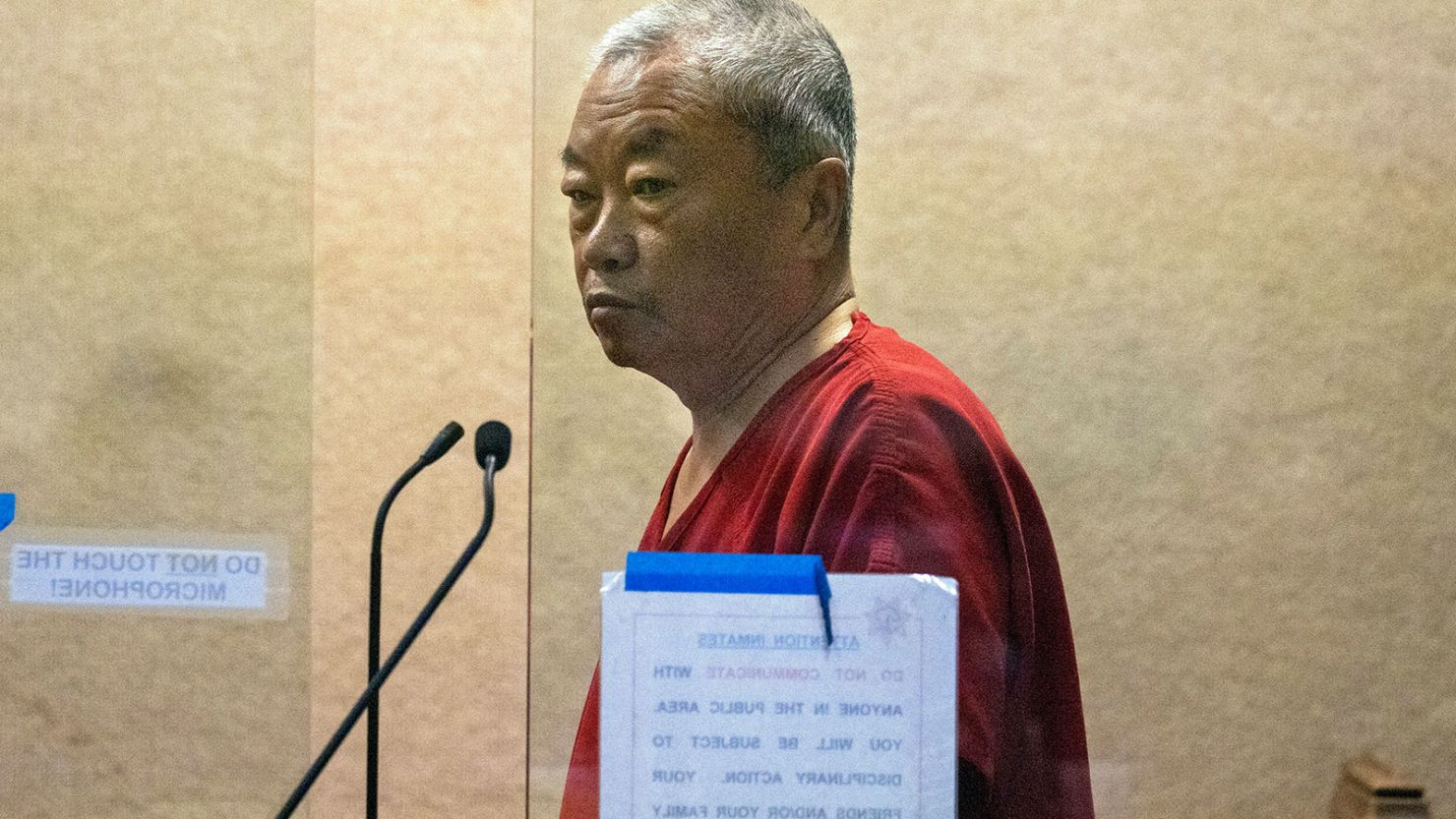 Chunli Zhao appeared for his initial arraignment at San Mateo Superior Court in Redwood City, California, on January 25, 2023.