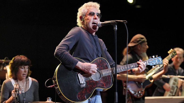 Roger Daltrey during the Teenage Cancer Trust show at the Royal Albert Hall, London. Picture date: Sunday March 26, 2023. (Press Association via AP Images)