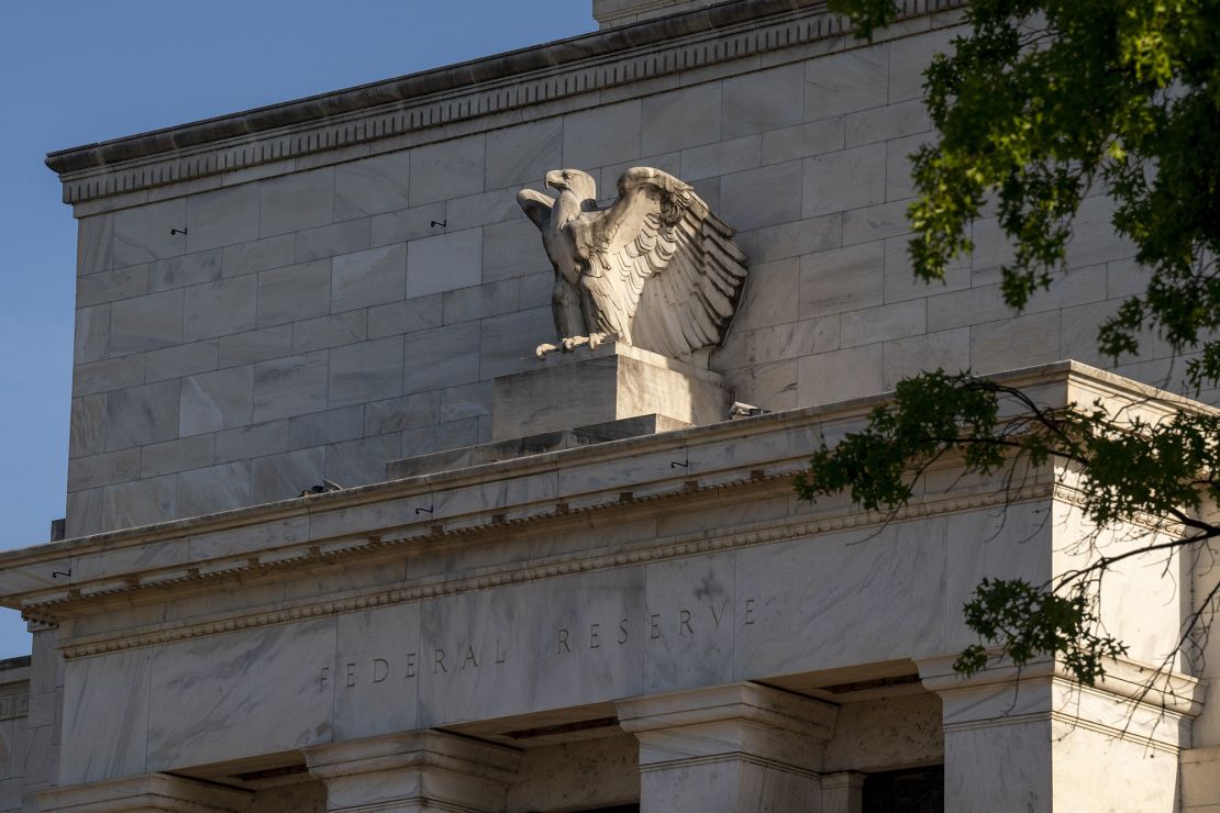 The Marriner S. Eccles Federal Reserve Building May 14, 2023 in Washington DC.