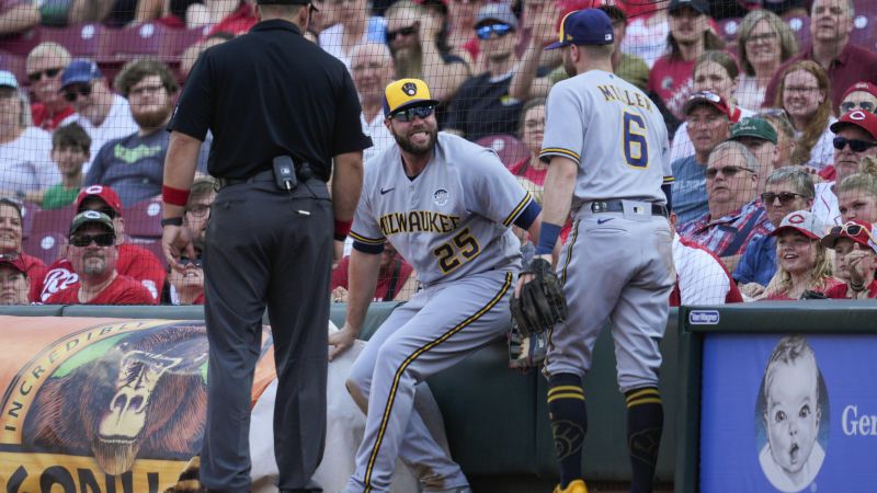 Former Brewers player Darin Ruf sues Reds over injury in Cincinnati that ended his career
