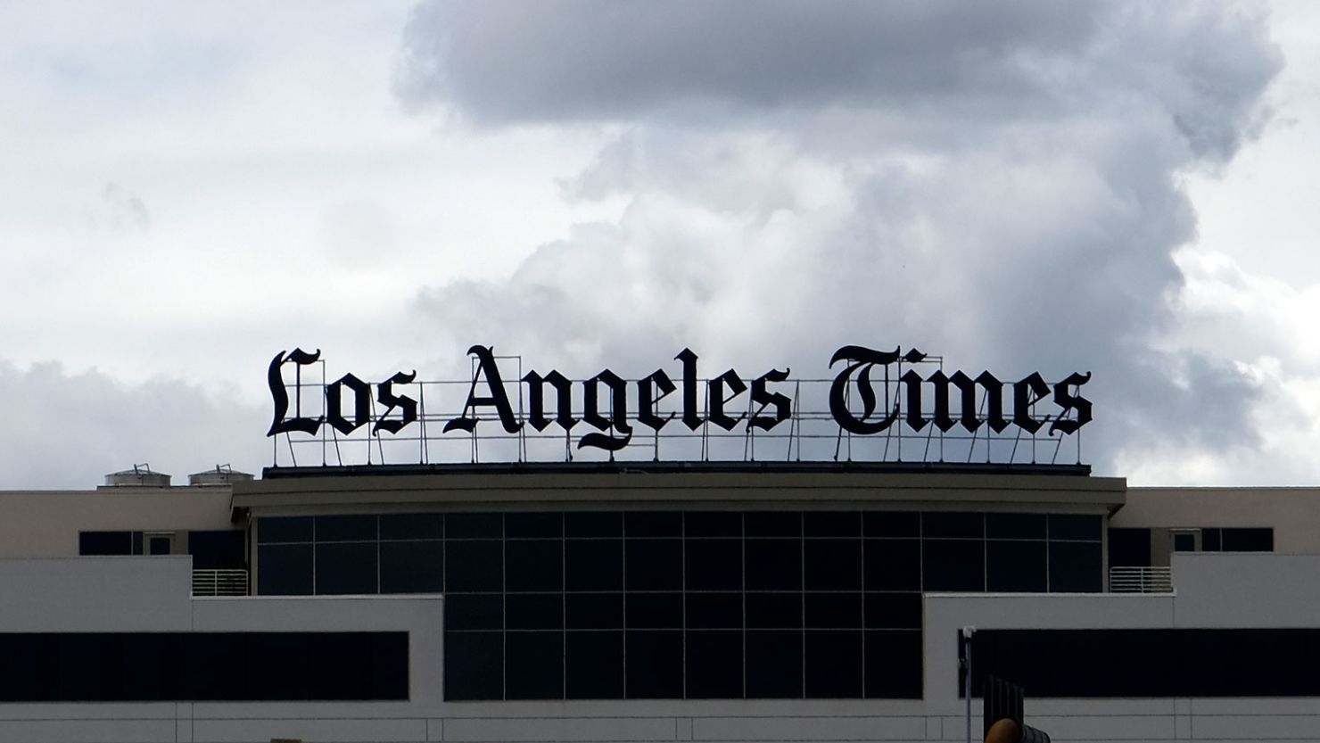 The Los Angeles Times building is seen in El Segundo, California, on Friday, April 10, 2020.