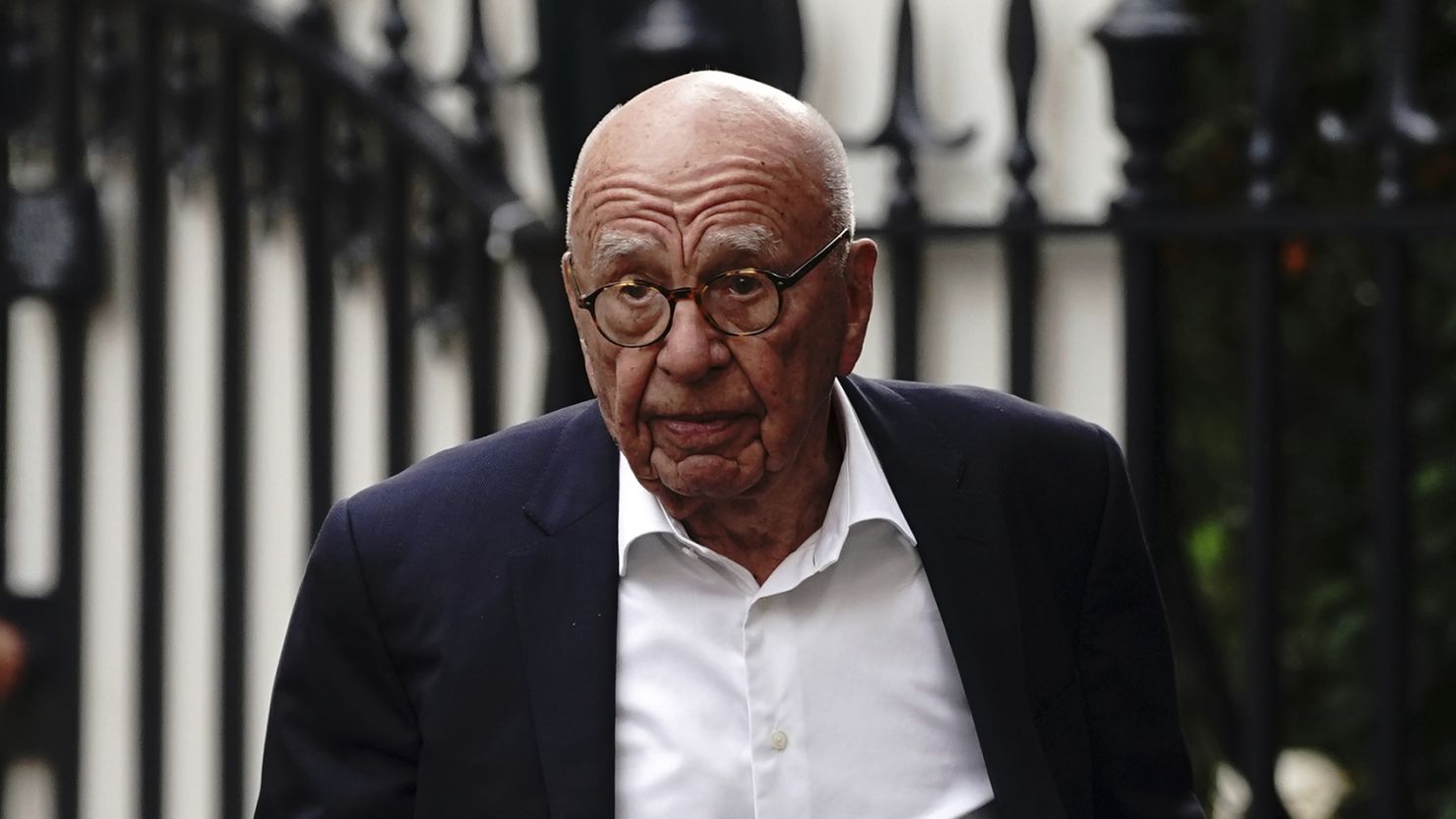Rupert Murdoch at his annual party at Spencer House, St James' Place in London on Thursday June 22, 2023. The Fox News founder has taken his UK right-wing outlet TalkTV off the air.