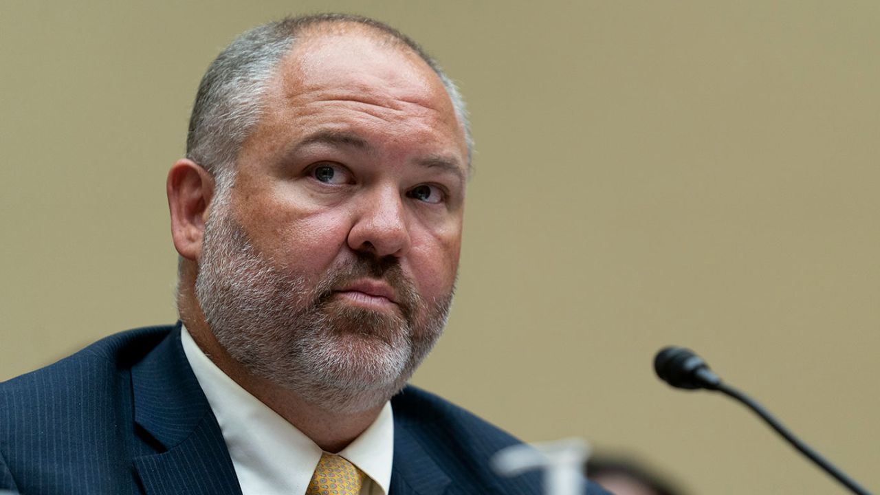 IRS Supervisory Special Agent Gary Shapley, testifies to a House Oversight and Accountability Committee hearing with IRS whistleblowers, Wednesday, July 19, 2023, in Washington.