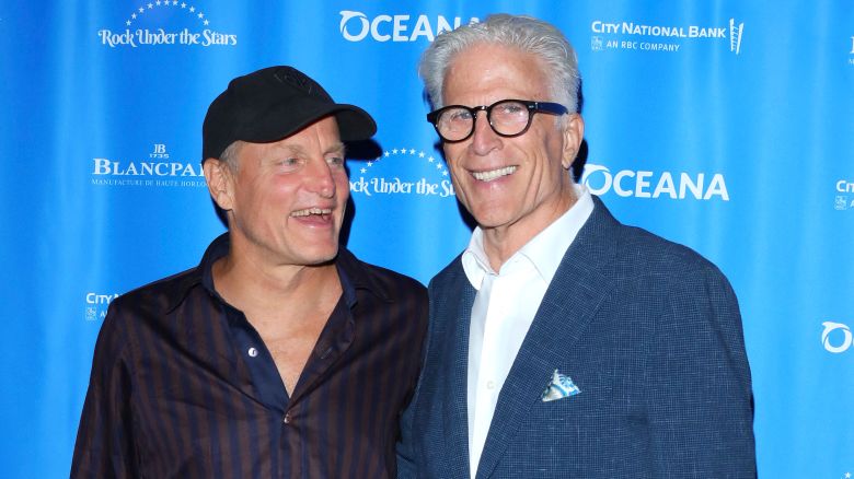 Woody Harrelson, Ted Danson arrives at Oceanas 5th Annual Rock Under the Stars Event held at a Private Residence in Hollywood Hills, CA on Saturday, August 11th, 2023 .