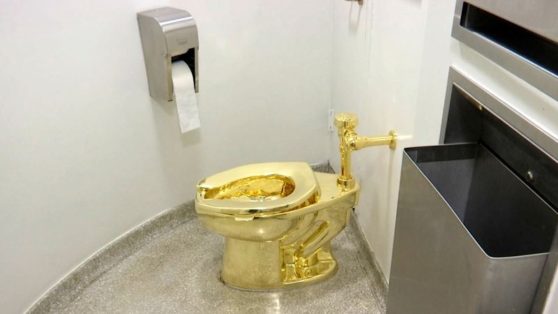 Jury convicts thief who stole golden toilet from Blenheim Palace