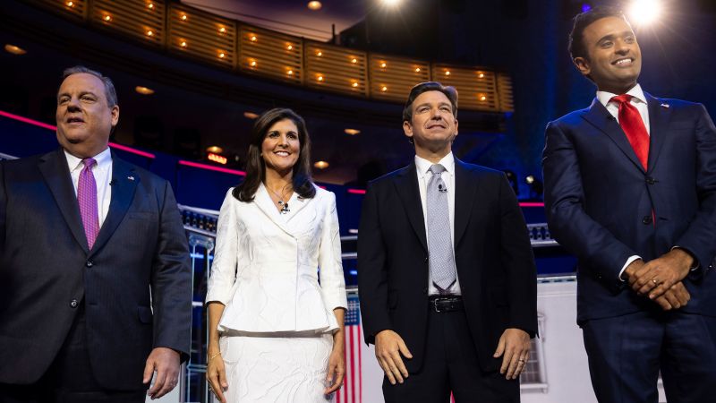4 republicanos se qualificam para o quarto debate presidencial de 2024