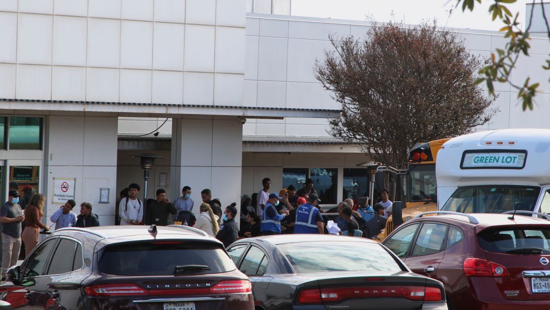 The Migrant Resource Center opened in July 2022 as a temporary place for migrants traveling through San Antonio.