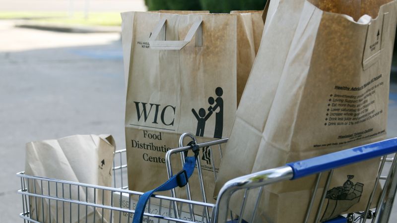 Millions of moms and young kids could lose WIC food assistance within two weeks amid shutdown