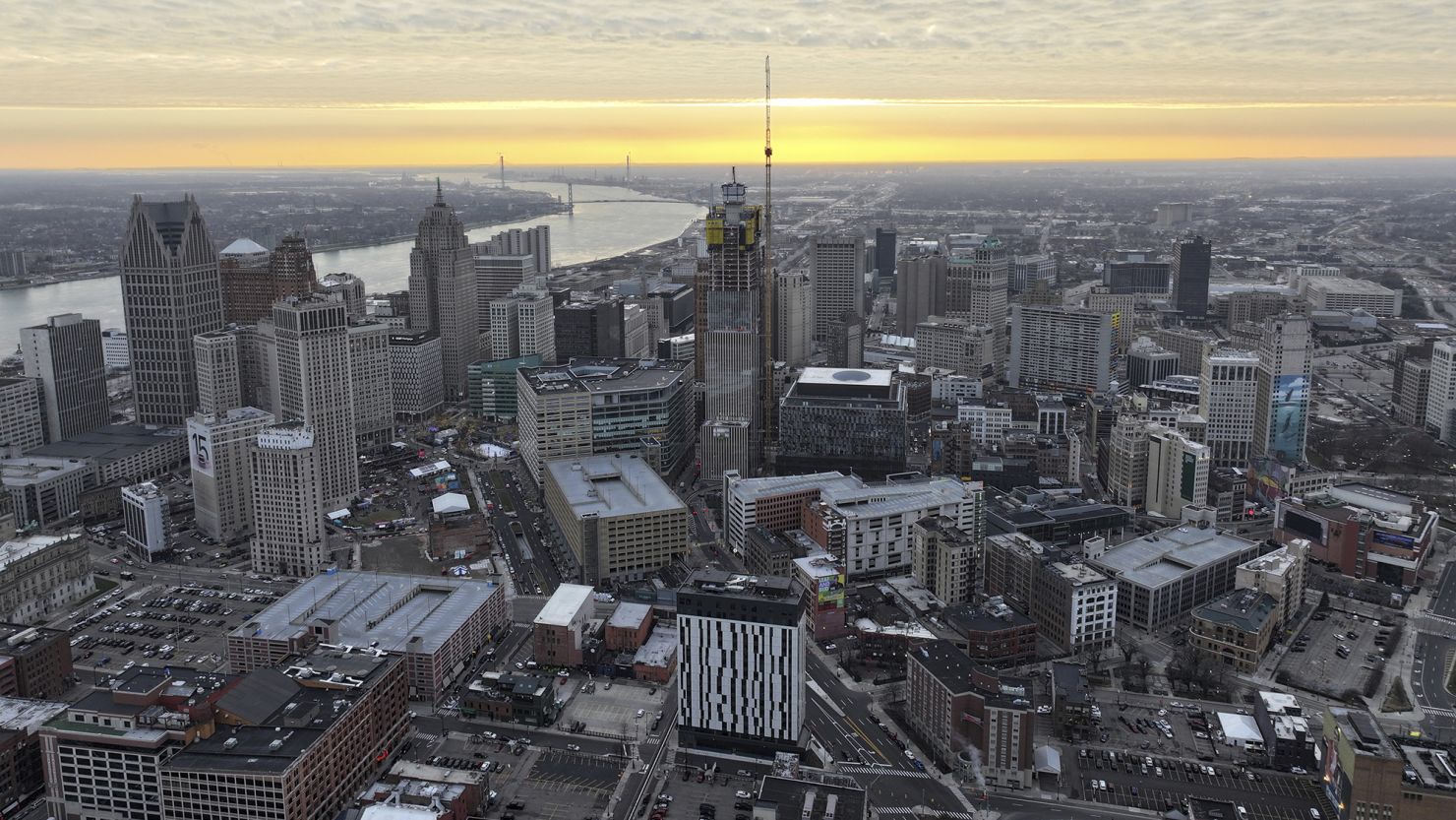 Downtown Detroit will be the center of the sports universe on Sunday after the Lions won their first playoff game in three decades. The spotlight will offer an opportunity to showcase a city still rebounding from Covid-19 and the 2008 economic collapse.