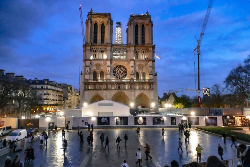 Notre Dame cathedral Inside the 760M restoration CNN