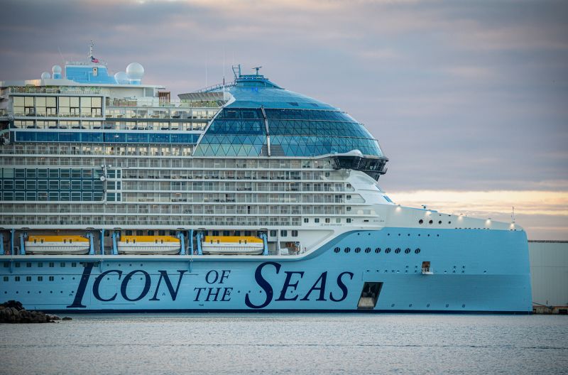 Icon Of The Seas: World’s Biggest Cruise Ship Undergoes Checks Just ...