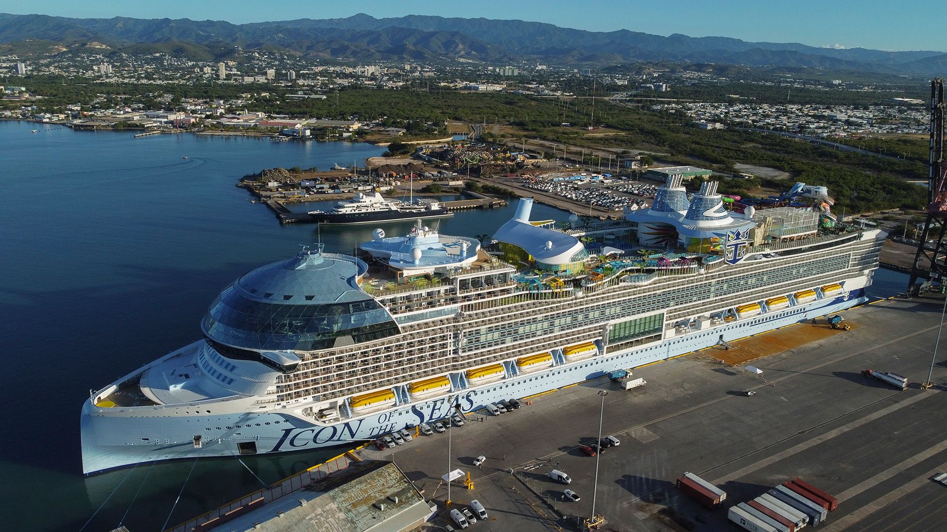 Royal Caribbean's Icon of the Seas, the world's largest cruise ship, arrived in Ponce, Puerto Rico on January 2.