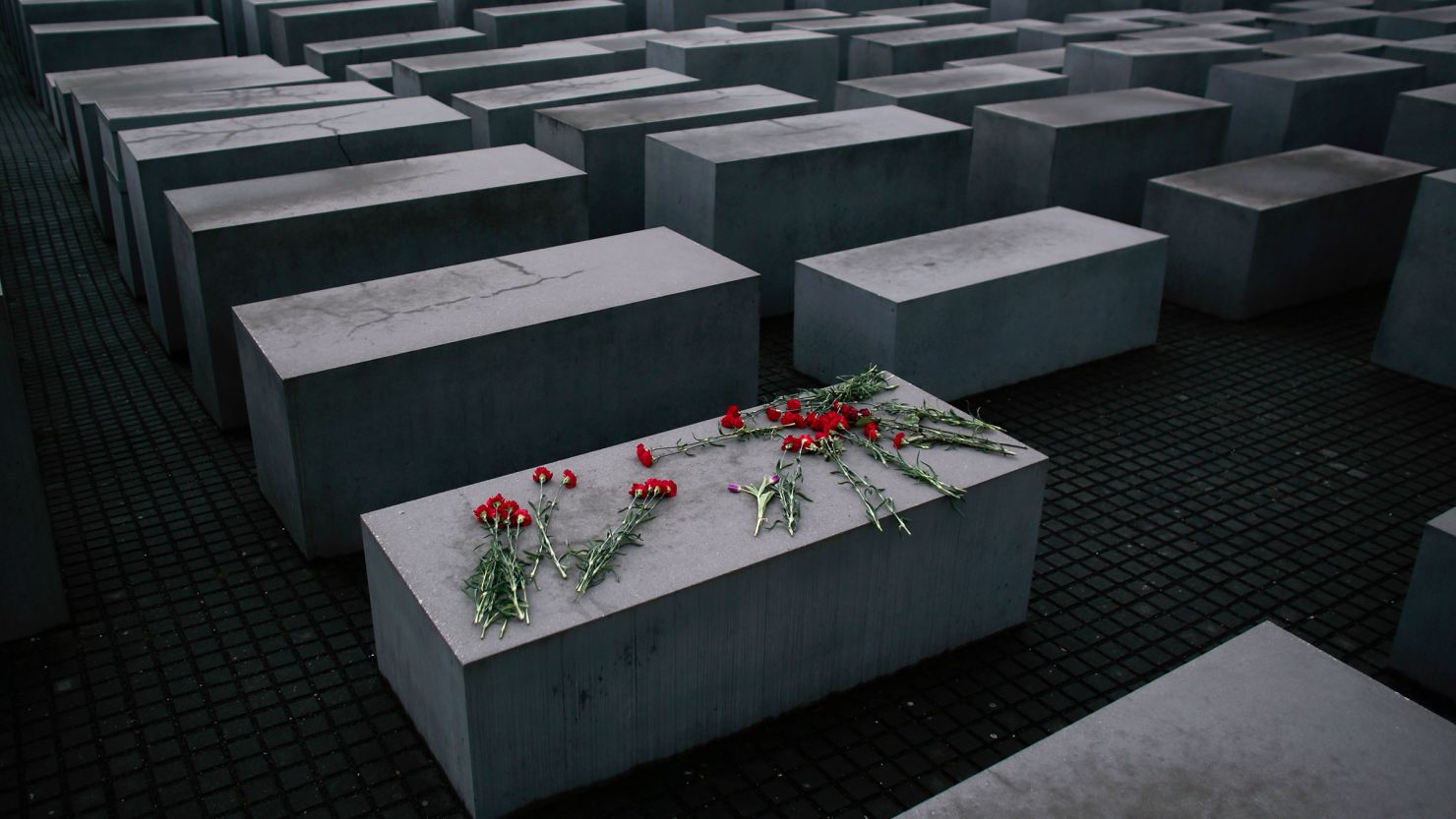 Berlin's Holocaust Memorial, pictured on the 70th anniversary of the liberation of the Nazi Auschwitz death camp, in 2015.