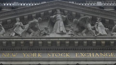 The New York Stock Exchange is seen in New York, Wednesday, Jan. 24, 2024.