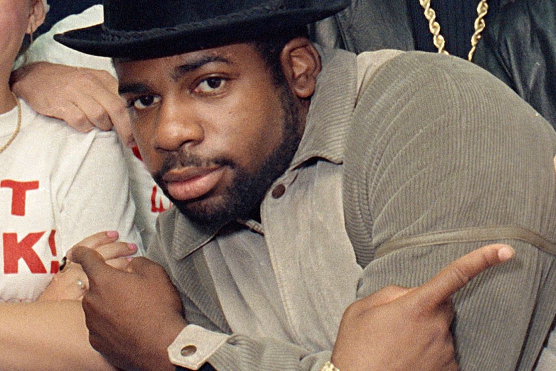 Run-D.M.C.'s Jason Mizell, Jam-Master Jay, at New York's Madison Square Garden in October 1986.