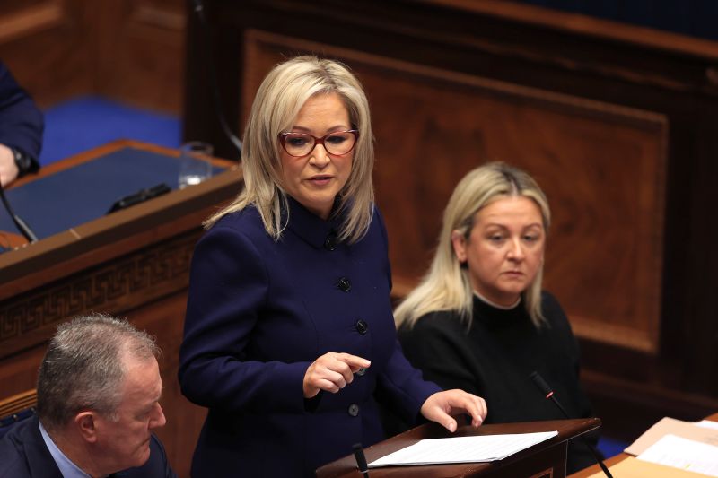 Historic day in Northern Ireland as Michelle O Neill becomes first