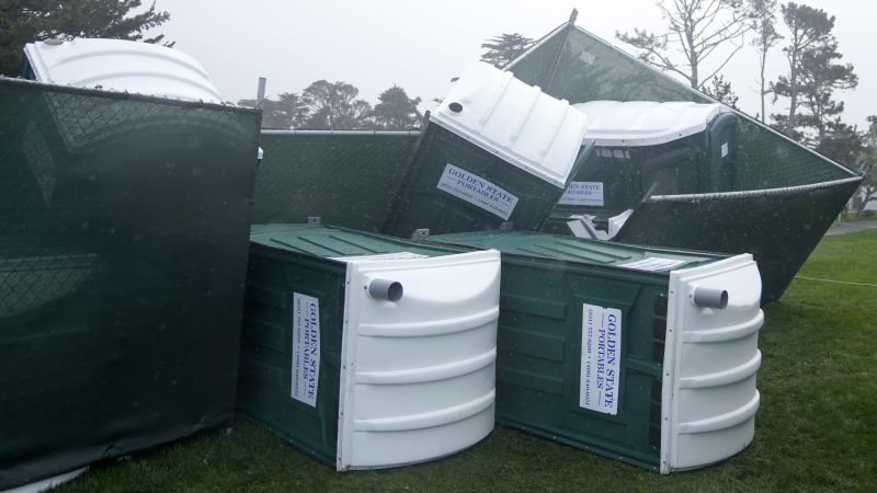 Wyndham Clark wins Pebble Beach Pro-Am after just 54 holes as heavy storms cut tournament short