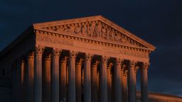 The Supreme Court is seen at sunset in Washington, on Jan. 24, 2019.
