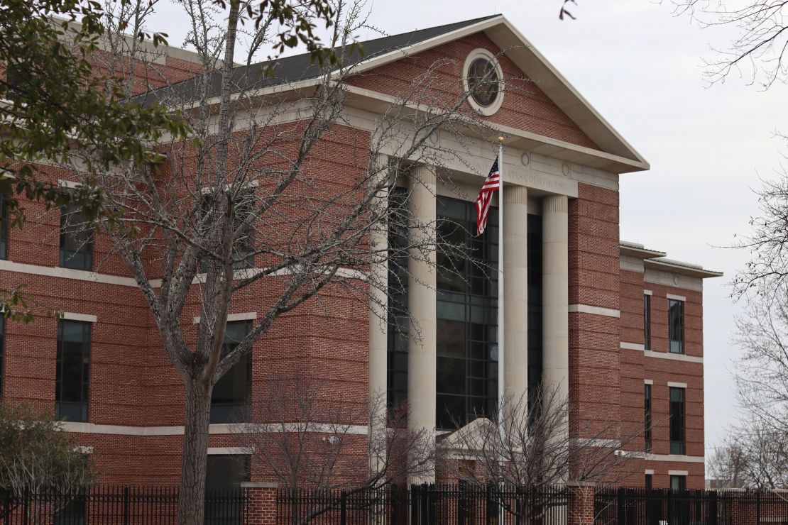 The Matthew J. Perry, Jr. Courthouse in Columbia, South Carolina, is seen on Friday, February 9, 2024.