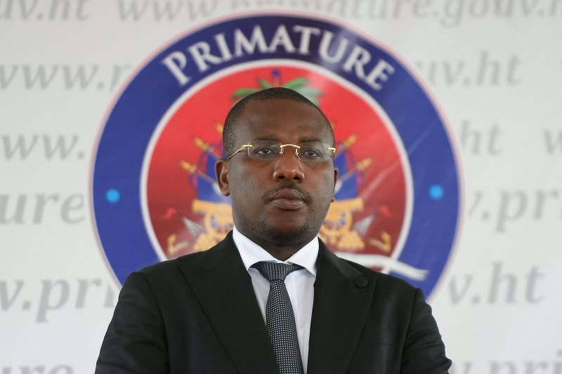 Haiti's former prime minister Claude Joseph in Port-au-Prince in July 2021.