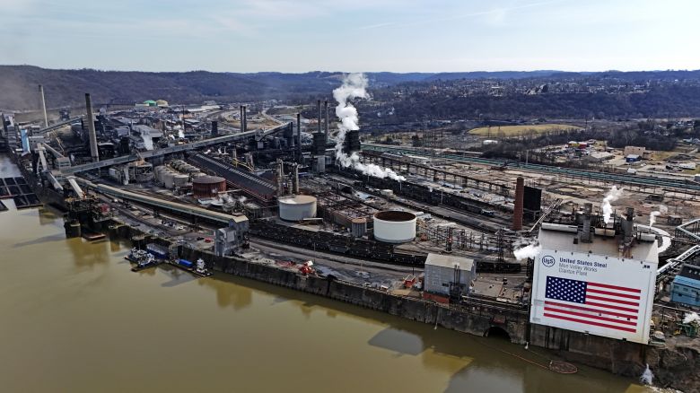 This is United States Steel Mon Valley Works Clairton Plant in Clairton, Pa., on Monday, Feb. 26, 2024.