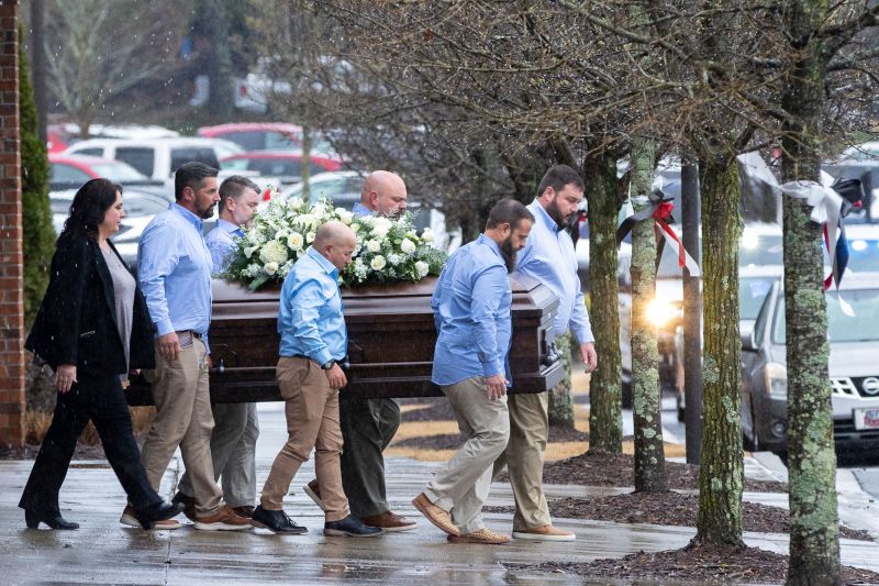 Laken Riley Funeral: On A Rainy Afternoon In Georgia, Loved Ones ...