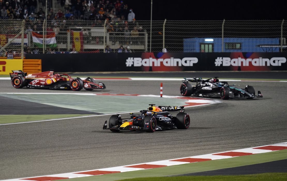 Max Verstappen streaked away from the rest of the field.