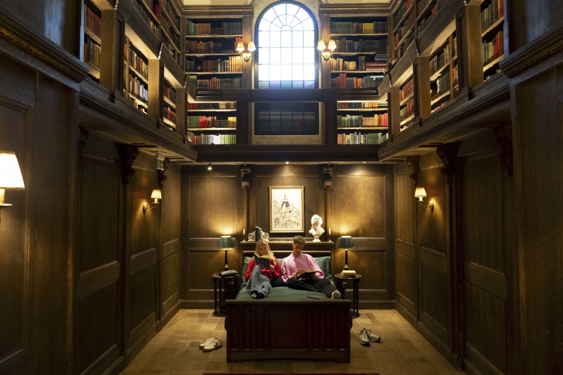Opening up the doors to the Hidden Library for a once-in-a-lifetime stay, guests will be able to peruse a curated collection of more than 22,000 books for a night of reading.