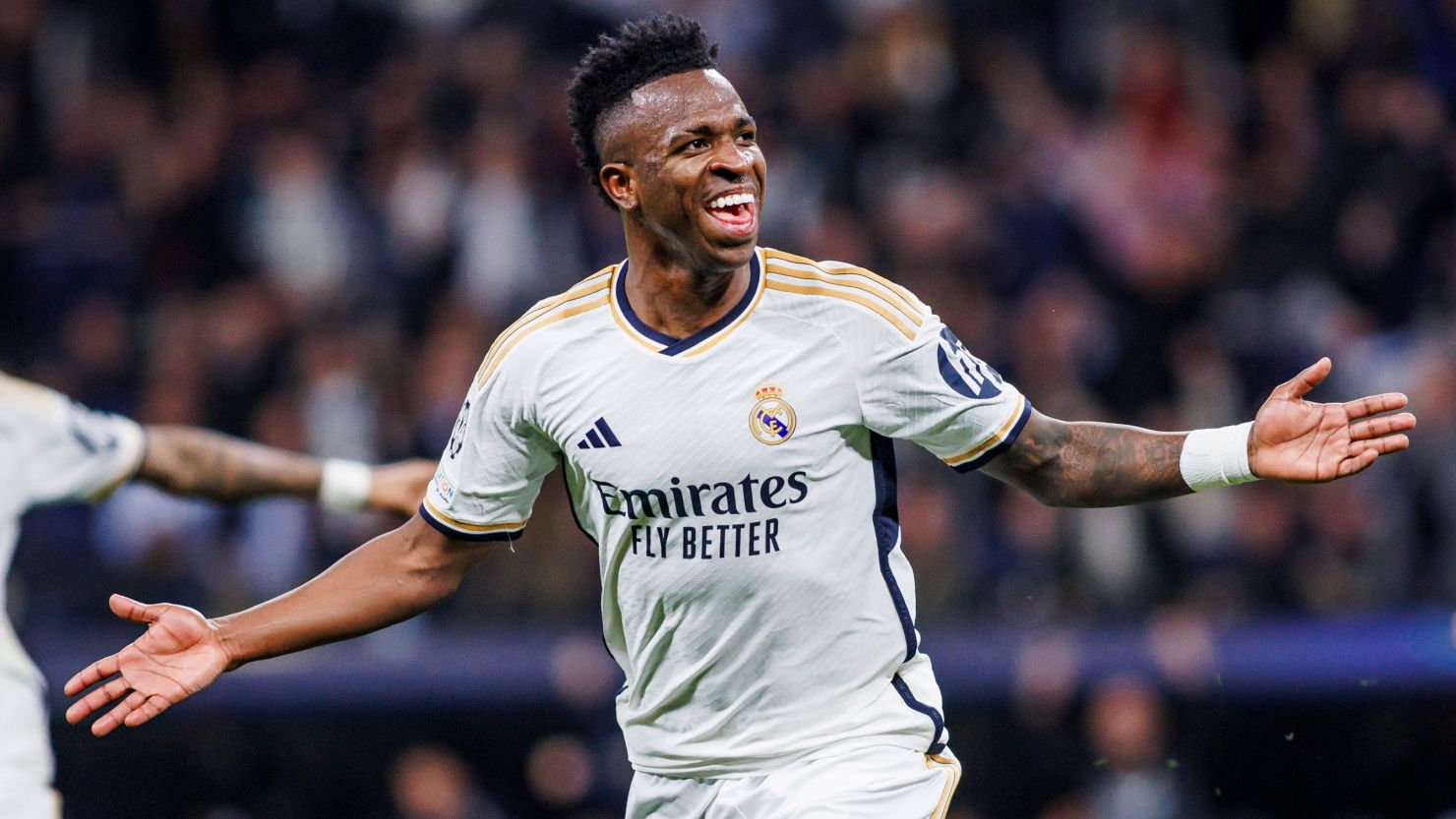 Vinícius Junior gave Real Madrid the lead against the run of play.