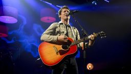 Concert of British singer James Blunt on March 4, 2024, Forum Karlin, Prague, Czech Republic. Photo/Ondrej Deml (CTK via AP Images)