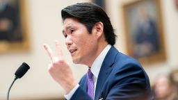 Special Counsel Robert Hur speaks during a hearing of the House Judiciary Committee in the Rayburn Office Building on Capitol Hill in Washington, DC, on Tuesday, March 12. 