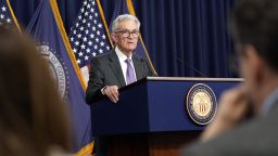 Federal Reserve Board chair Jerome Powell speaks during a news conference the Federal Reserve in Washington, Wednesday, March 20, 2024.