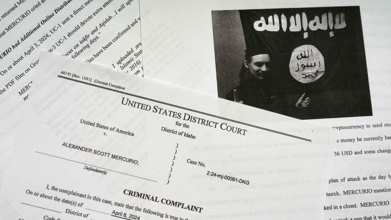 Idaho man accused of planning church attacks in support of ISIS pleads not guilty to terrorism charge