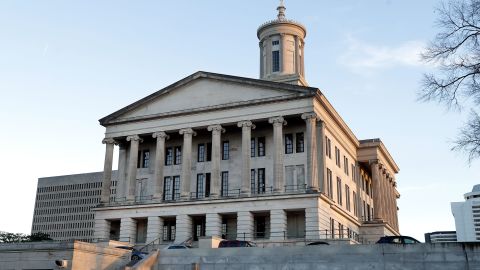 FILE - The Tennessee Capitol is seen, Jan. 8, 2020, in Nashville, Tenn. Republican lawmakers in Tennessee advanced a proposal Tuesday, April 9, 2024, to allow some teachers to carry handguns on public school grounds, a move that would mark one of the stateâs biggest expansions of gun access since a deadly shooting at a private elementary school last year. (AP Photo/Mark Humphrey, File)