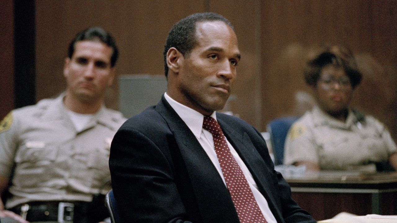 O. J. Simpson appears in Los Angeles County Superior Court for his preliminary hearing in Los Angeles, California, Thursday, June 30, 1994. Simpson is charged in the slashing deaths of his ex-wife, Nicole Brown Simpson, and her friend Ron Goldman.