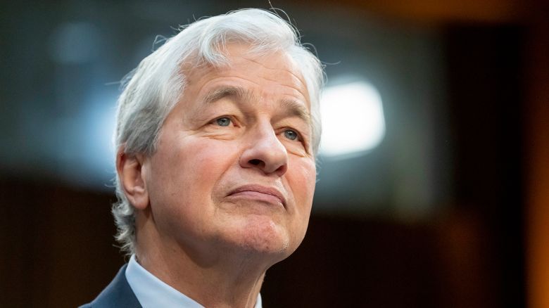 Jamie Dimon, Chairman and CEO, JPMorgan Chase & Co., listens during a Senate Banking, Housing, and Urban Affairs Committee oversight hearing to examine Wall Street firms on Capitol Hill, on December 6, 2023 in Washington.