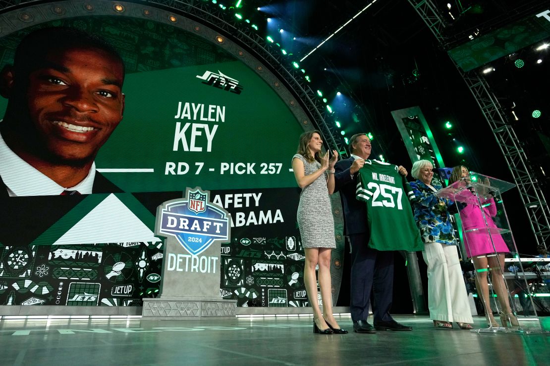Jaylen Key is announced as the final pick of the NFL Draft.
