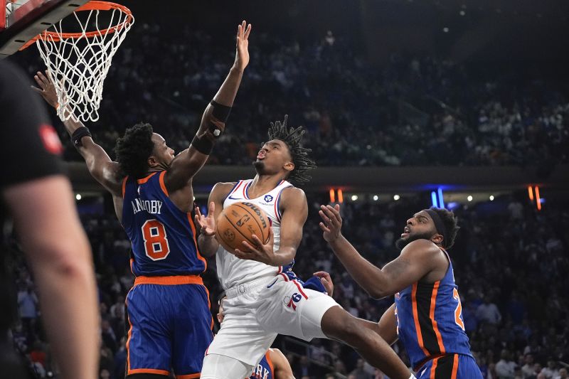 NBA Playoffs: Tyrese Maxey Stuns Madison Square Garden As Philadelphia ...