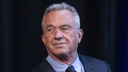 Independent Presidential candidate Robert F. Kennedy Jr. announced 'No Spoiler' pledge for the upcoming elections at a campaign stop in Brooklyn, NY on May 1, 2024. RFK Jr. announced that only he can defend Donald Trump in the general election in November and demanded that President Joe Biden step aside. (Photo by Lev Radin/Sipa USA)(Sipa via AP Images)