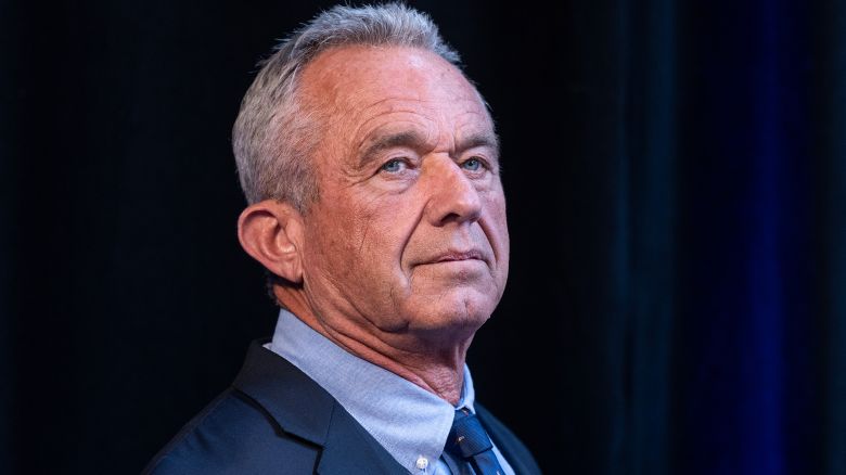 Independent Presidential candidate Robert F. Kennedy Jr. announced 'No Spoiler' pledge for the upcoming elections at a campaign stop in Brooklyn, NY on May 1, 2024. RFK Jr. announced that only he can defend Donald Trump in the general election in November and demanded that President Joe Biden step aside. (Photo by Lev Radin/Sipa USA)(Sipa via AP Images)