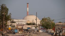 The Bushehr nuclear power plant is seen in a coastal village on the northern coast of the Persian Gulf in Bushehr province, Iran, on April 29, 2024.