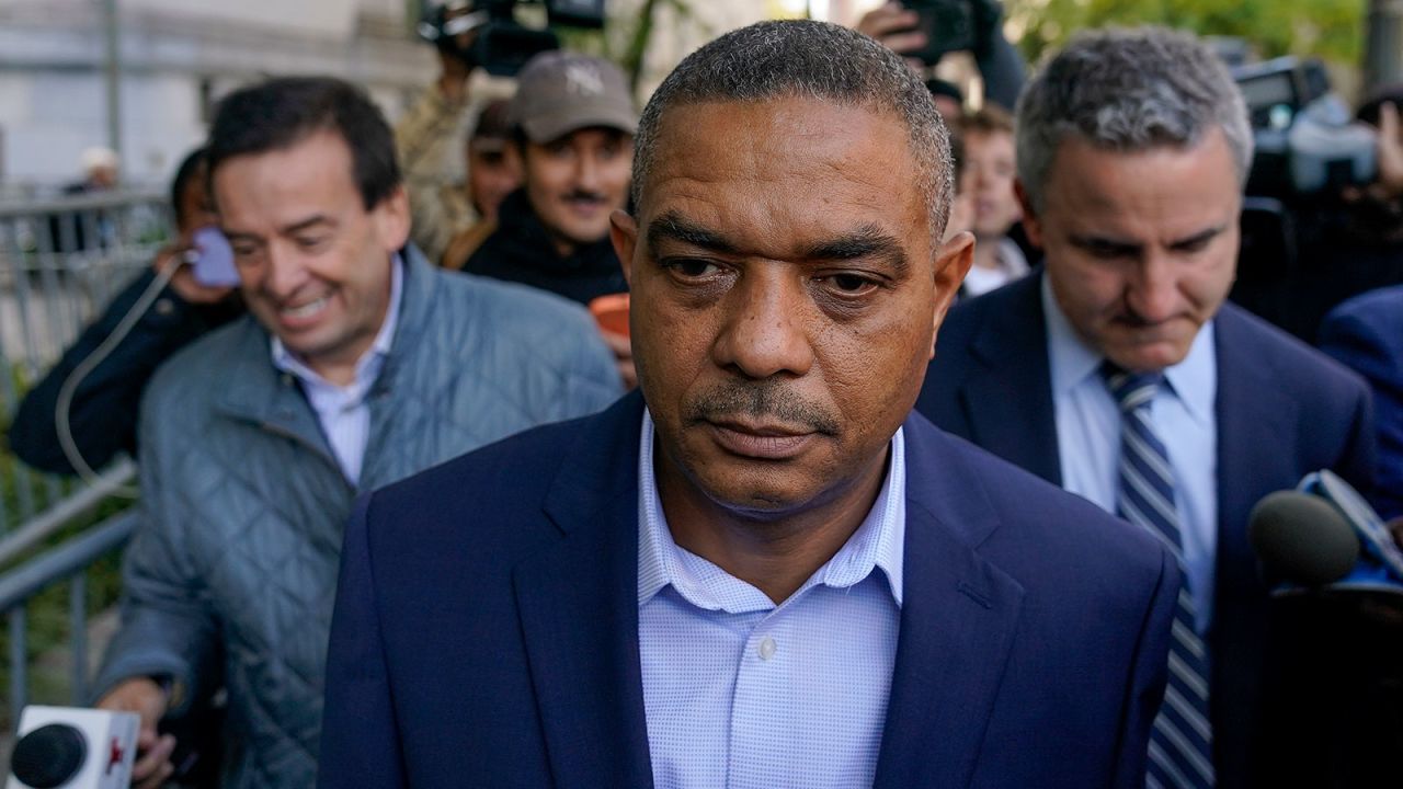 New Jersey businessman Jose Uribe leaves federal court in New York City on September 27, 2023.